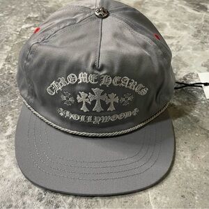 Chrome Hearts Silver Embroidered Cap